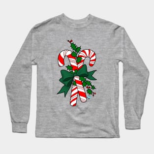 Peppermint Winter Long Sleeve T-Shirt